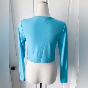 NWT Zara ruched crop top